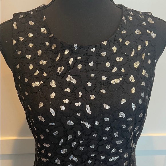 Tommy Hilfiger Black and Silver Mini Dress - Picture 3 of 9